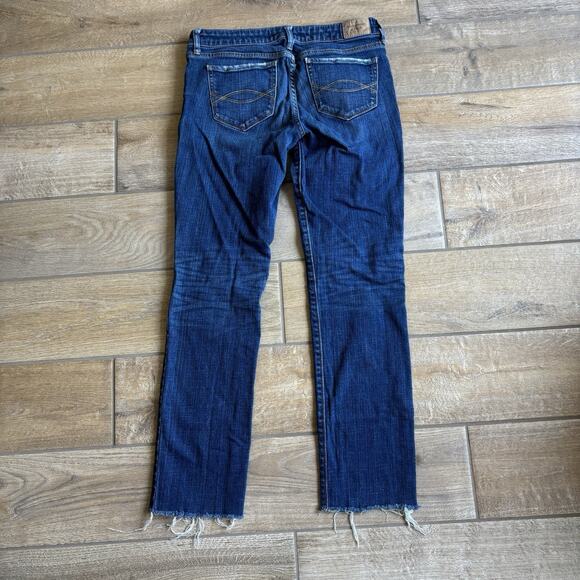 Abercrombie and Fitch Women's Size 6 / 28 Jeans A&F Skinny Raw Edge Capri Crop - Picture 10 of 14